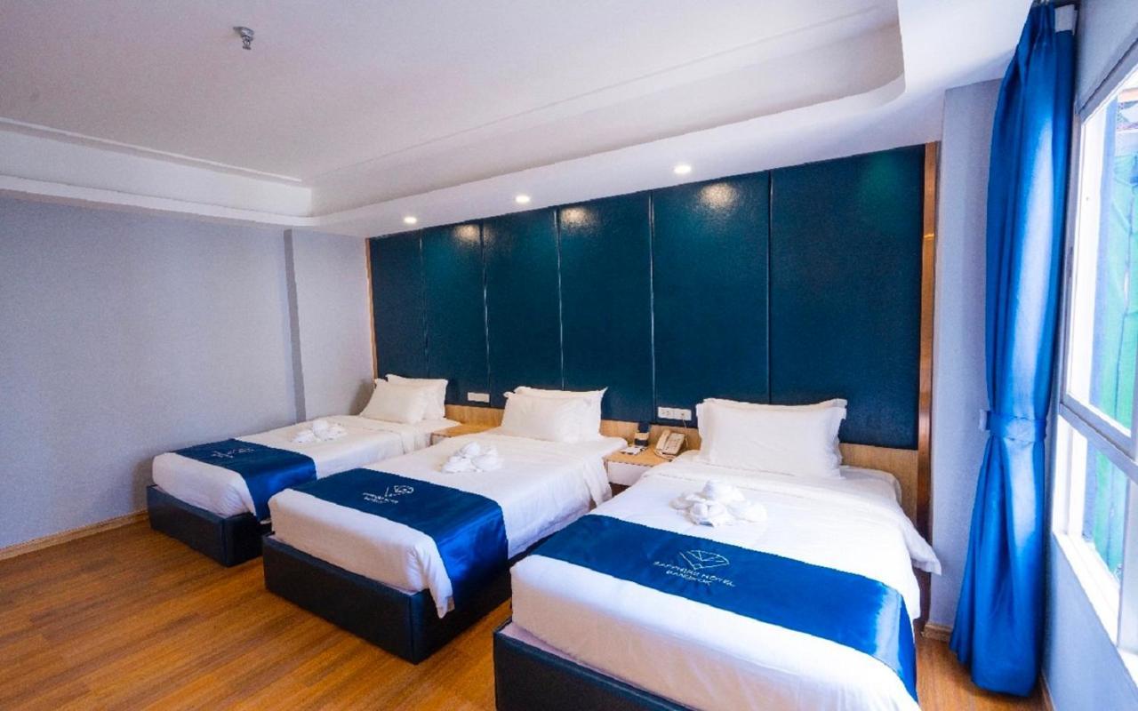 Sapphire hotel Silom Bangkok 蓝宝石曼谷酒店 Bagian luar foto