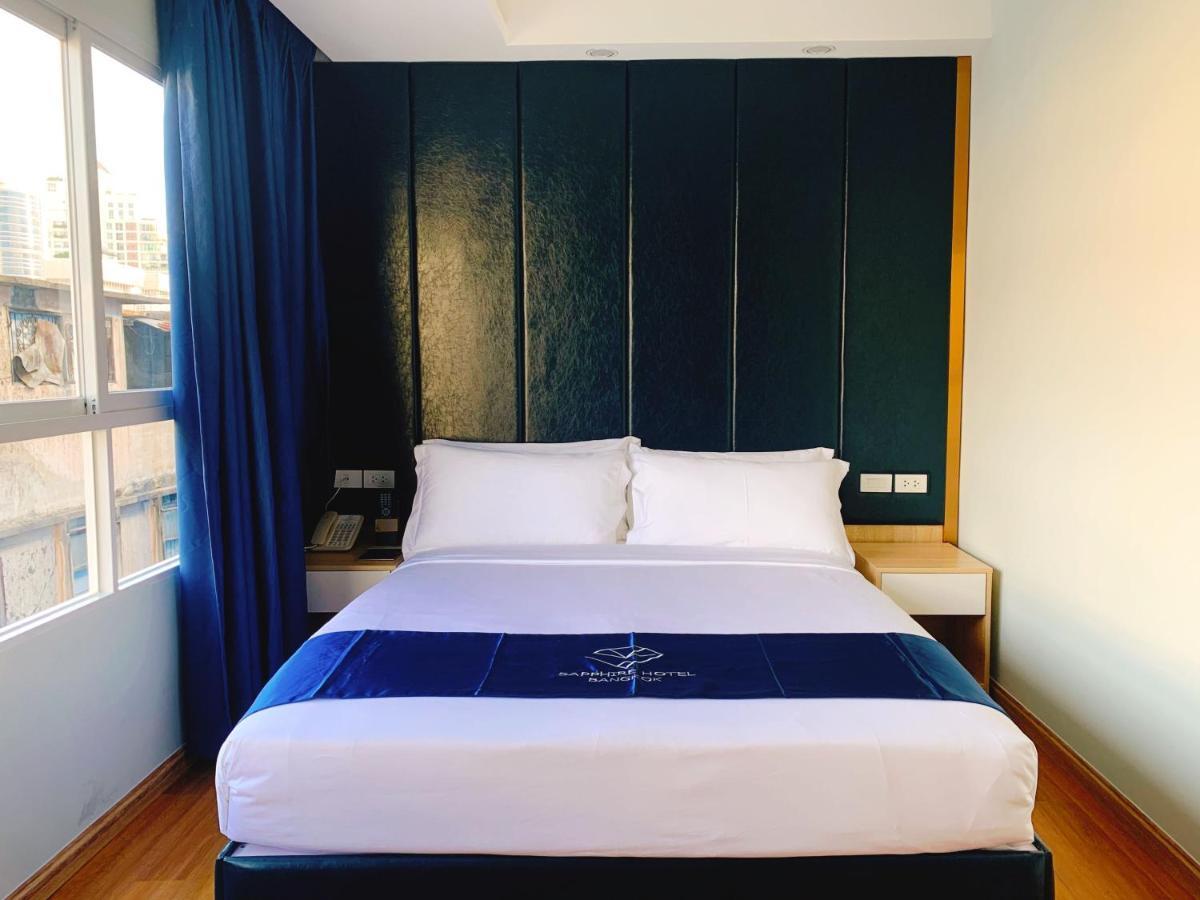 Sapphire hotel Silom Bangkok 蓝宝石曼谷酒店 Bagian luar foto